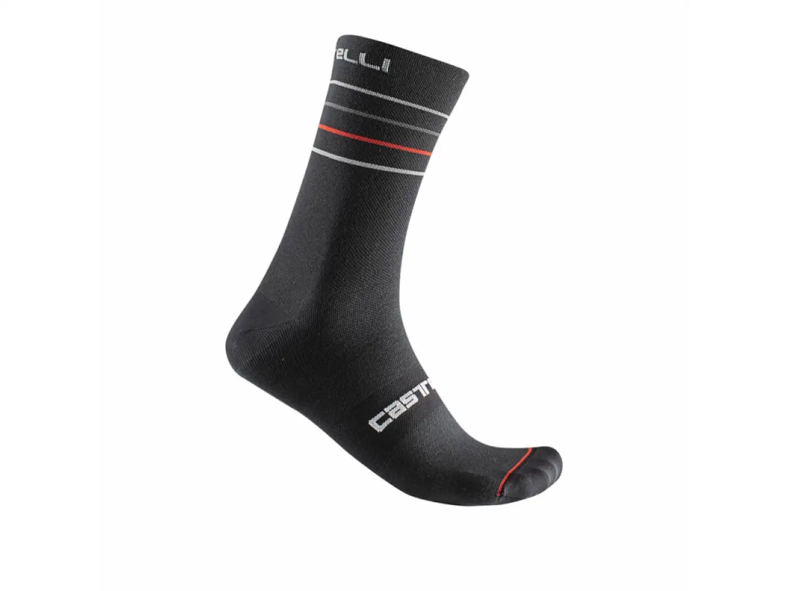 Castelli Endurance 15 pánské ponožky černá/bílá