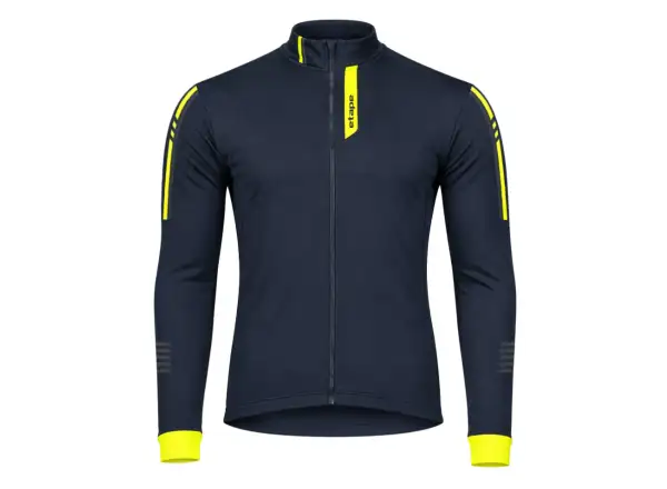 Etape Tonale pánský dres dlouhý rukáv petrolejová