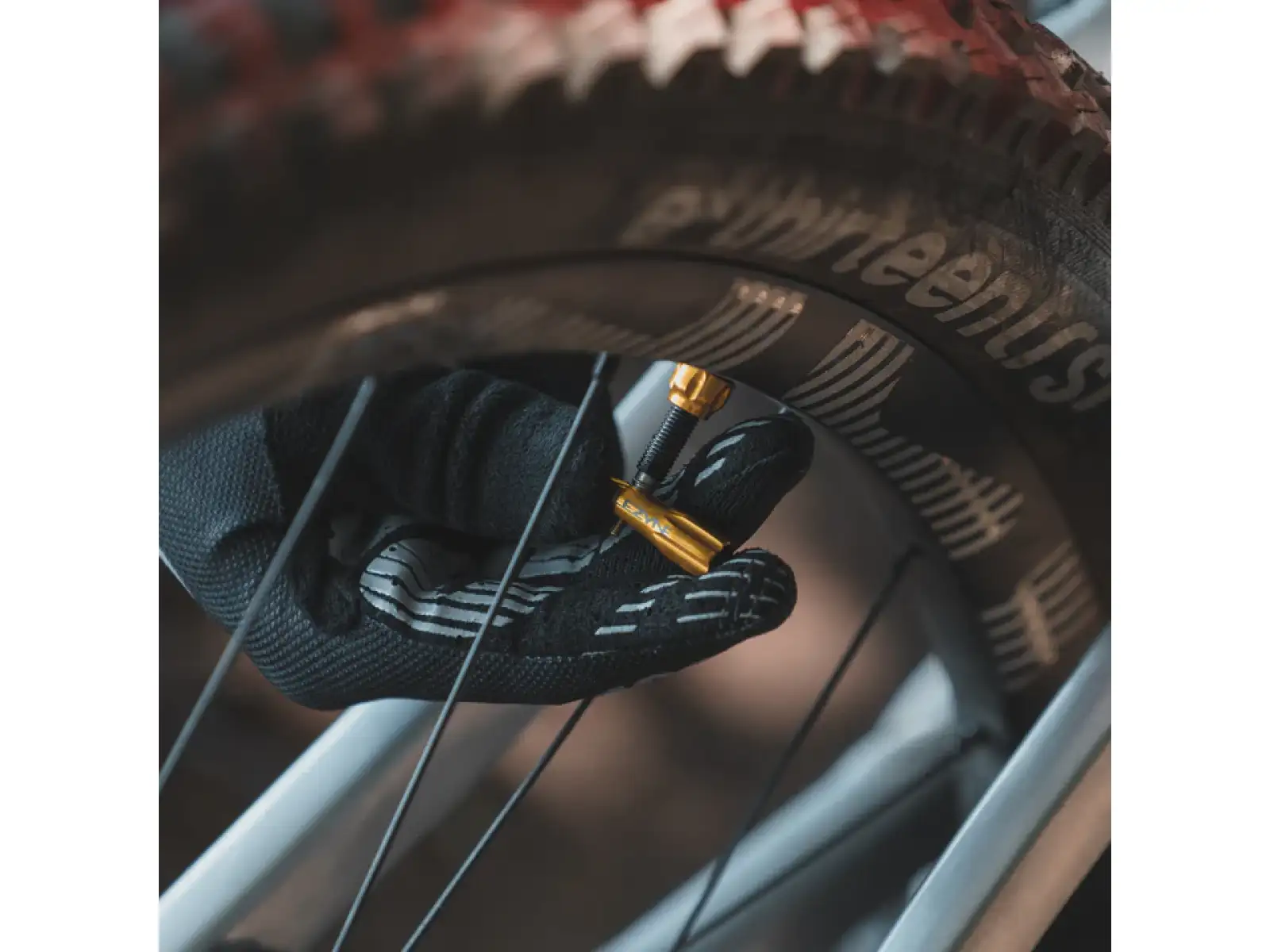 Lezyne CNC TLR čepička ventilku silver