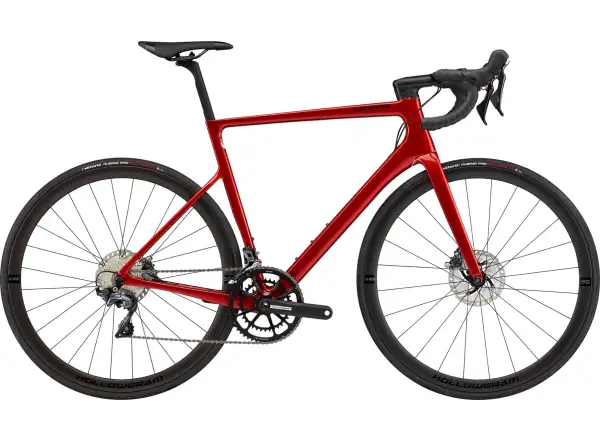 Cannondale SuperSix Evo Hi-Mod Disc Ultegra silniční kolo Candy Red