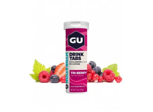 GU Hydration Drink Tabs rozpustné tablety Triberry 54 g