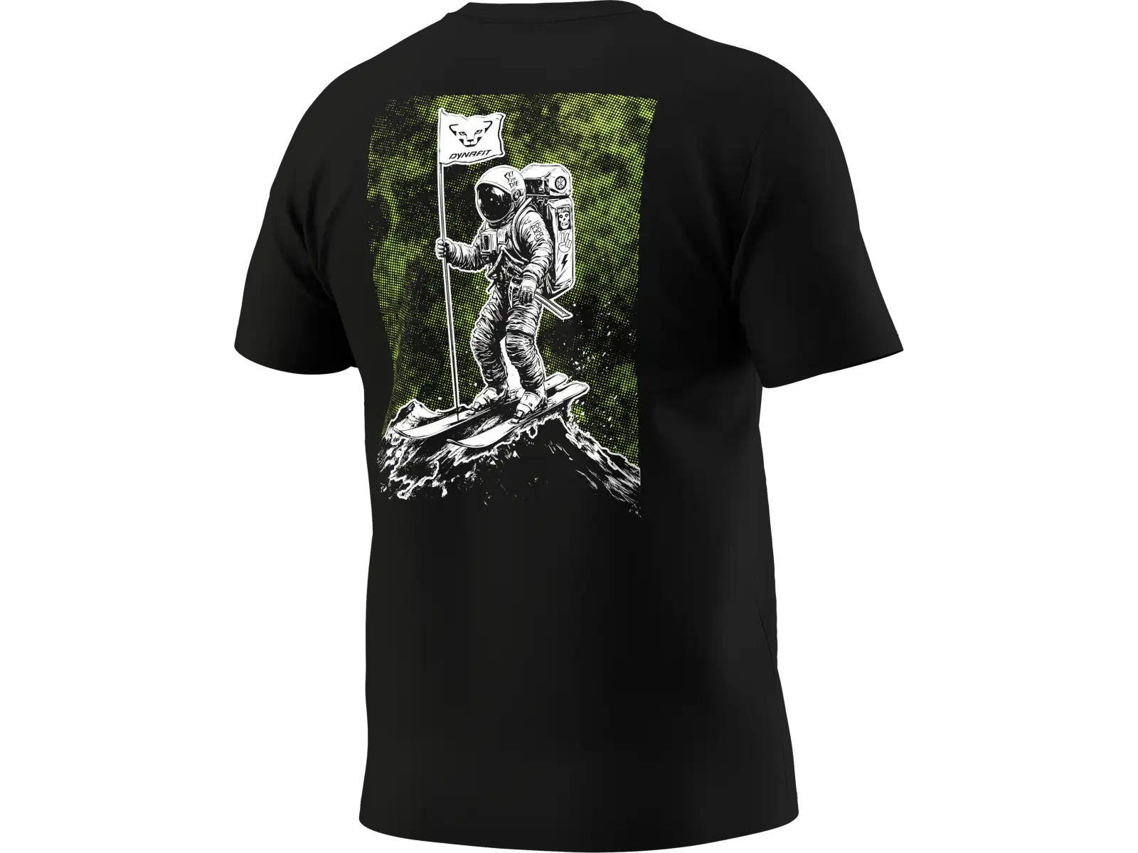 Dynafit Back Graphic Cotton pánské triko krátký rukáv Overcast/Summit