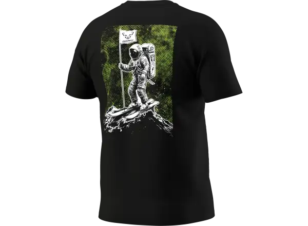 Dynafit Back Graphic Cotton pánské triko krátký rukáv Overcast/Summit