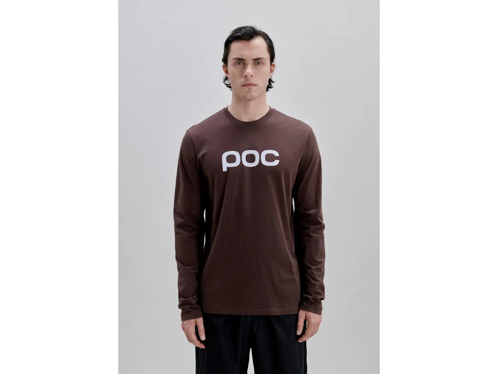 POC L/S Tee triko s dlouhým rukávem Bronzite Brown