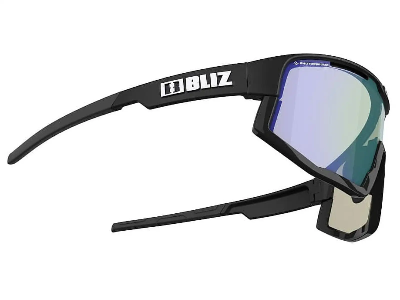 Bliz Fusion Nano Optics cyklistické brýle Matt Black Photocromic Brown/Blue Multi Cat. 1-3