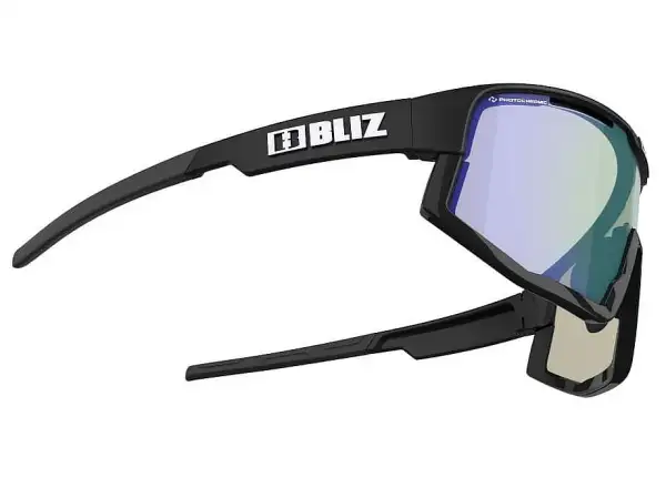 Bliz Fusion Nano Optics cyklistické brýle Matt Black Photocromic Brown/Blue Multi Cat. 1-3