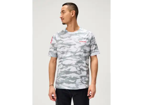 Endura LTD Mountain Camo Printed pánské triko krátký rukáv Grey
