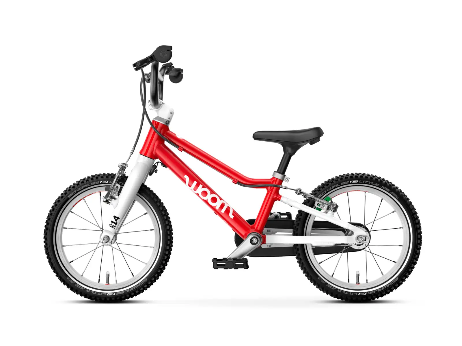 Woom GO 2 dětské kolo 14" Red