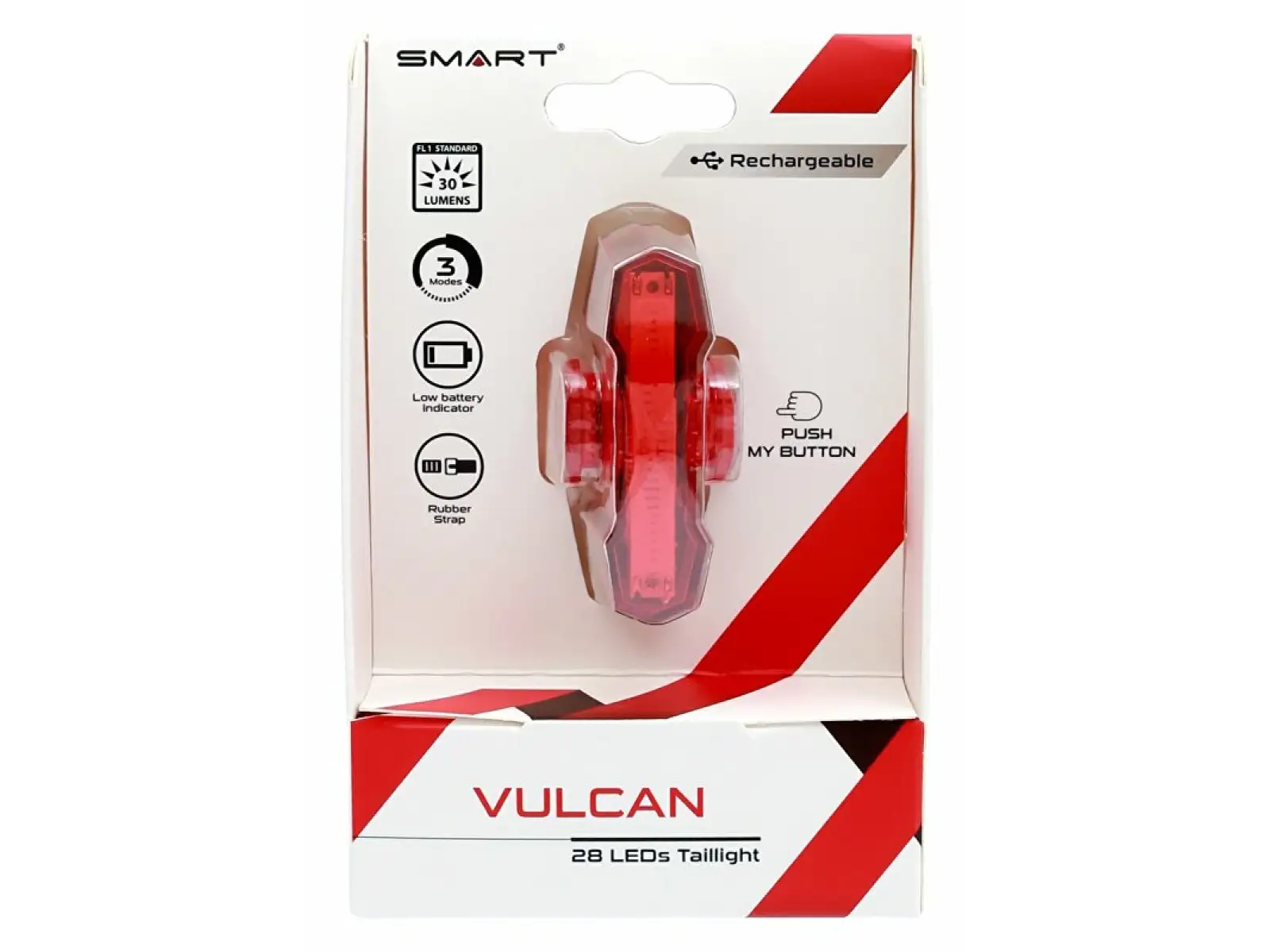 Smart Vulcan USB zadní blikačka