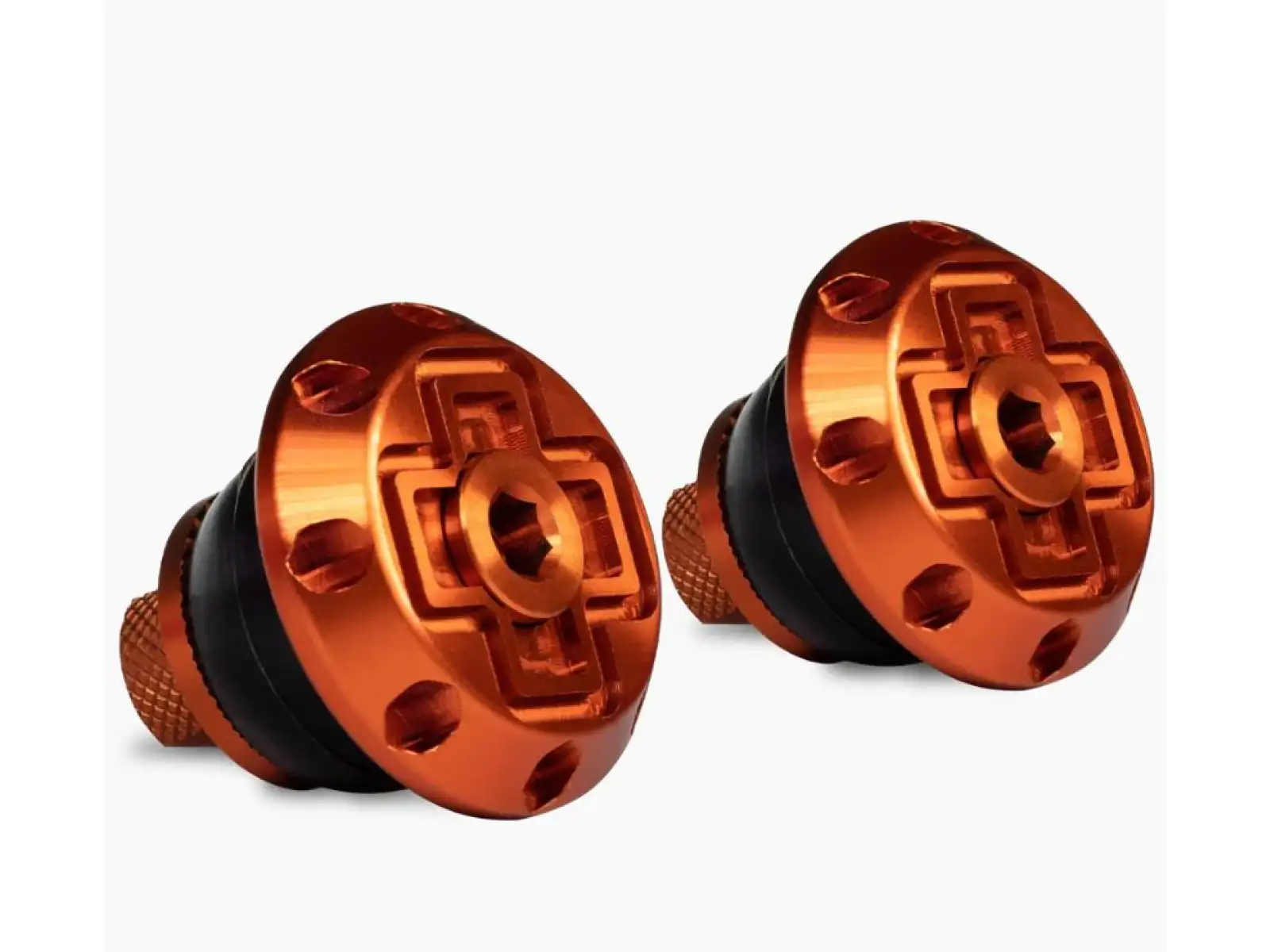 Muc-Off Disco Bar End Plugs koncovky do řídítek oranžová