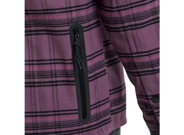 Troy Lee Designs Grind Flannel pánská košile Plaid Deep Purple