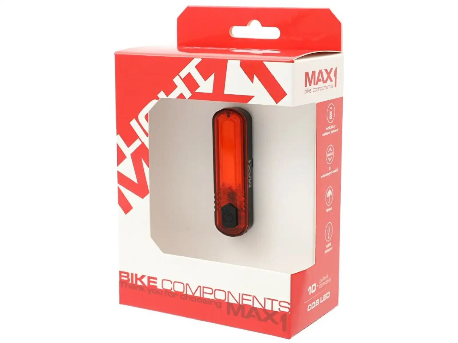 Max1 Cobo USB zadní blikačka