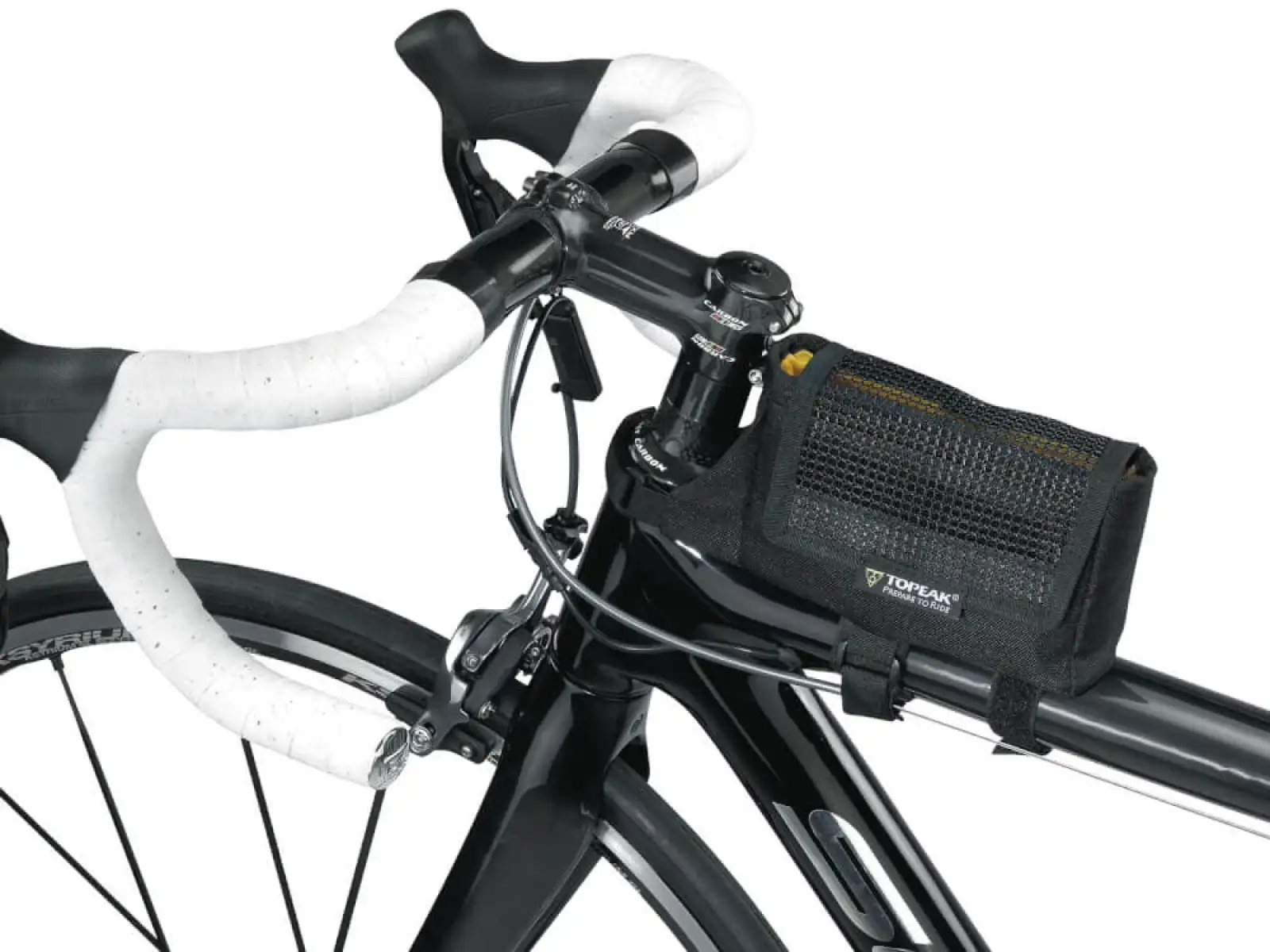 Topeak Tribag brašna na rám 0,6 l černá, vel. M + pláštěnka