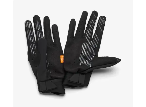 100% Cognito D3O pánské rukavice Black