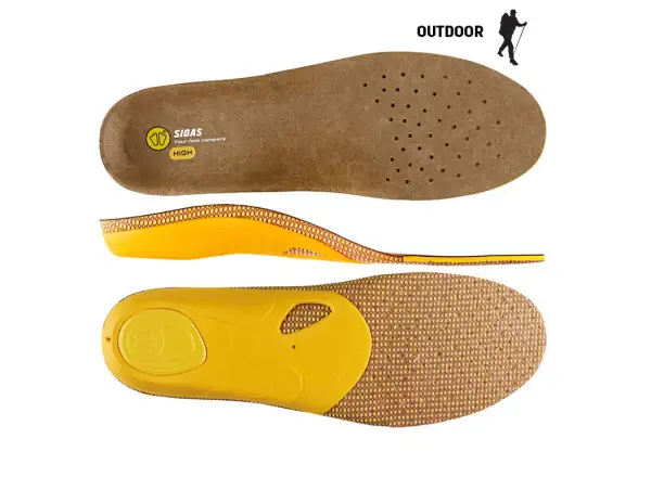 Sidas 3Feet Outdoor High vložky do bot vysoká klenba 1 pár