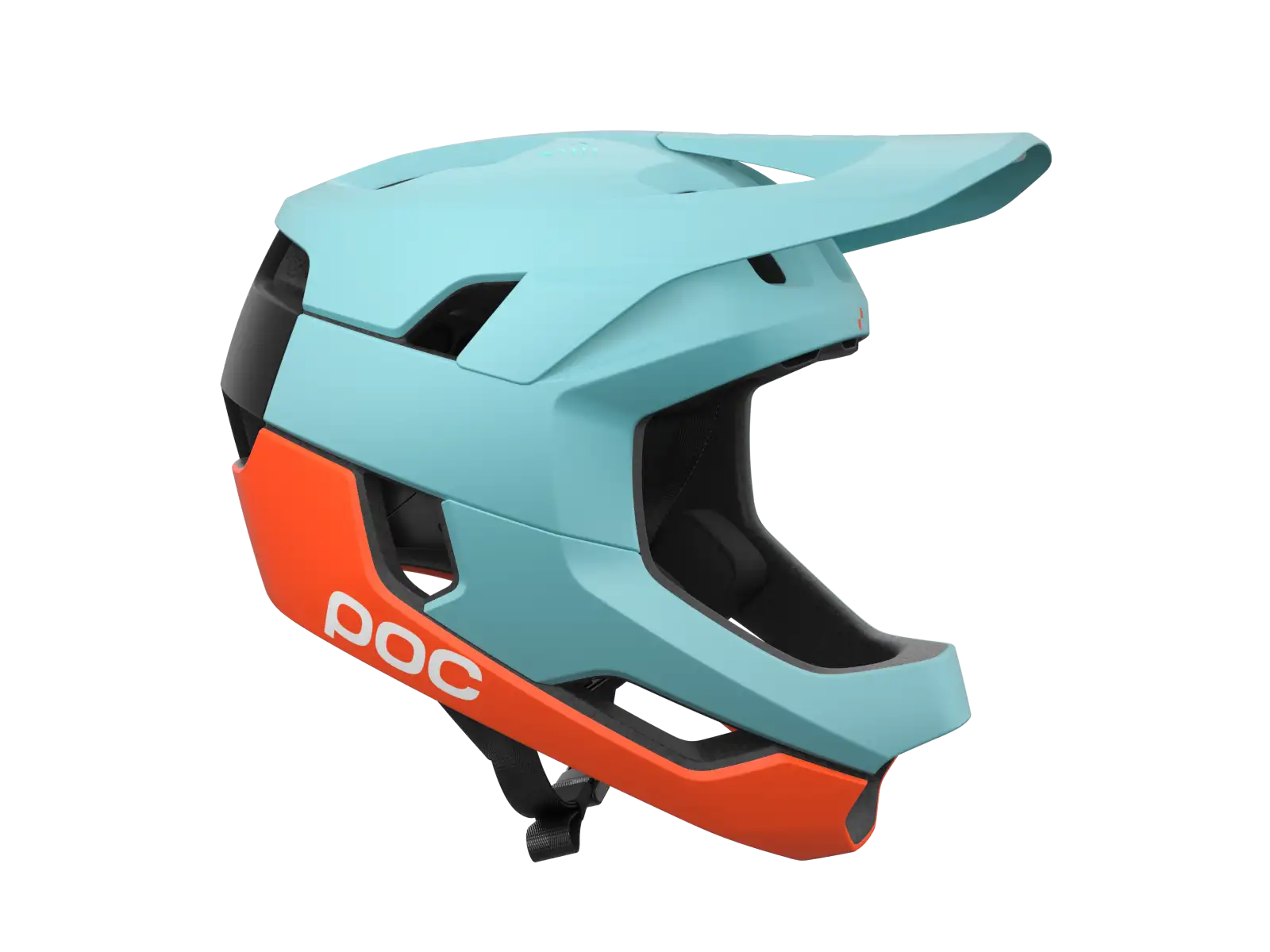 POC Otocon Race MIPS přilba Indicolite Blue Matt/Carnelian Orange Matt
