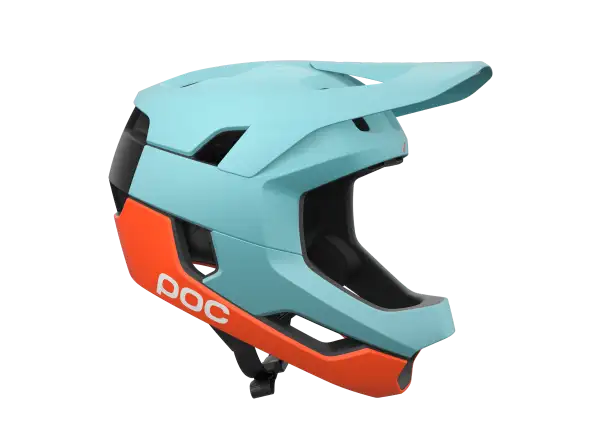 POC Otocon Race MIPS přilba Indicolite Blue Matt/Carnelian Orange Matt