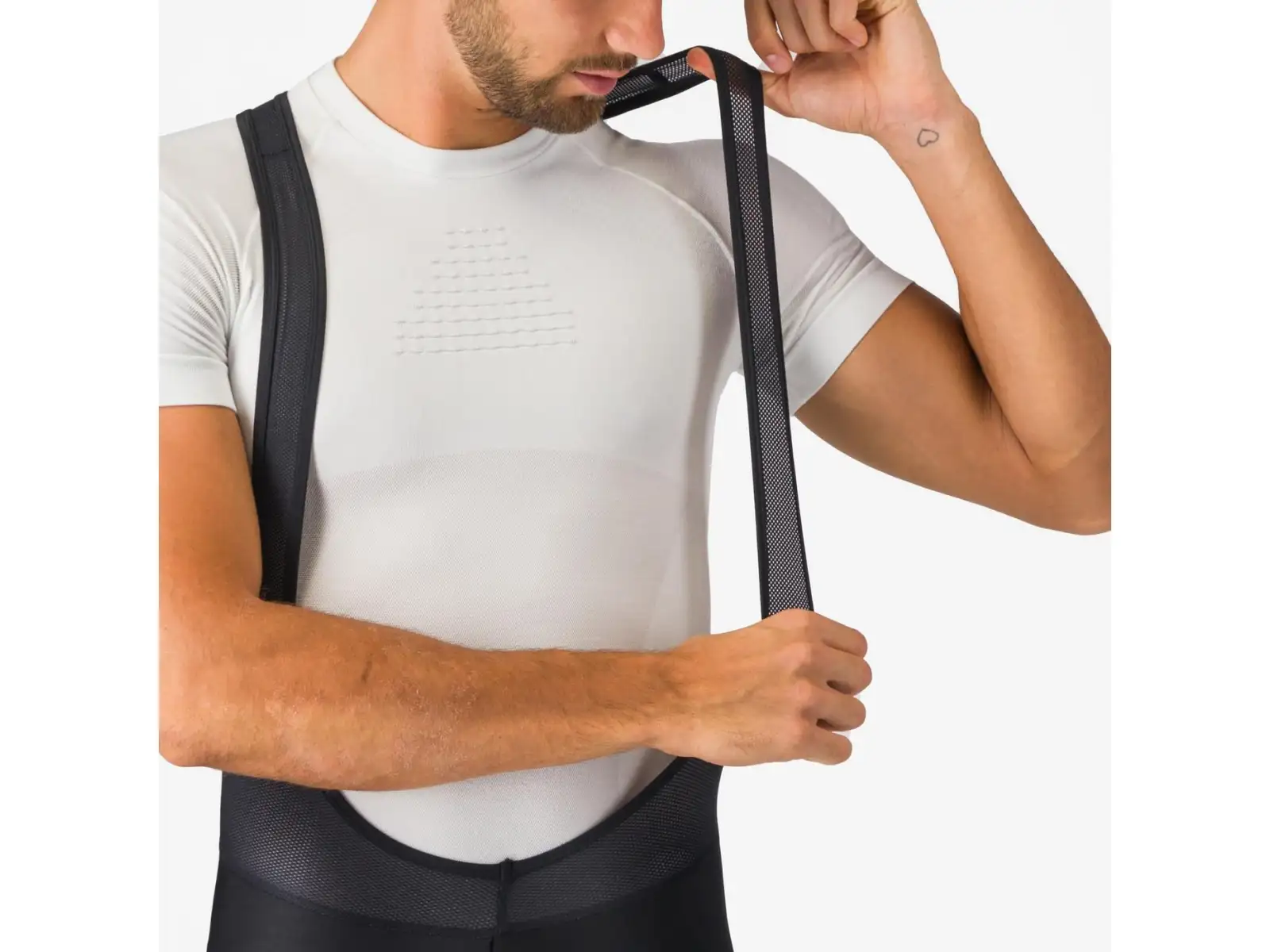 Castelli Entrata pánské kalhoty s laclem a vložkou Black