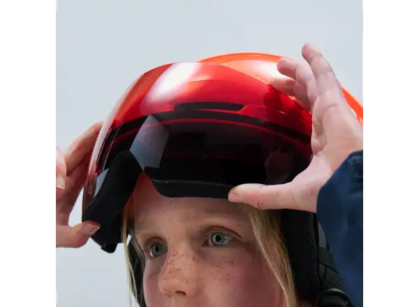 POC POCito Obex Visor dětská lyžařská přilba Fluorescent Orange