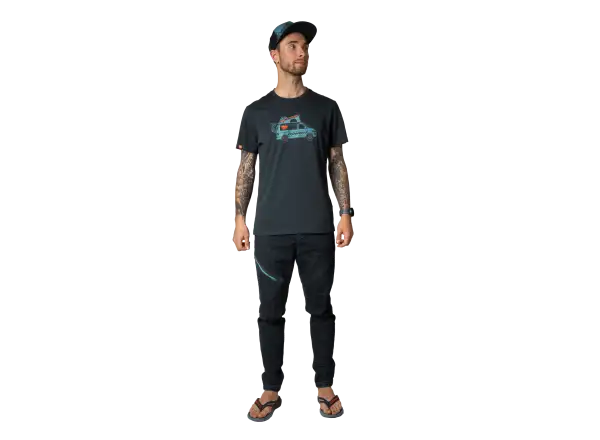 Dynafit Graphic Cotton pánské triko krátký rukáv Blueberry/Dynavan