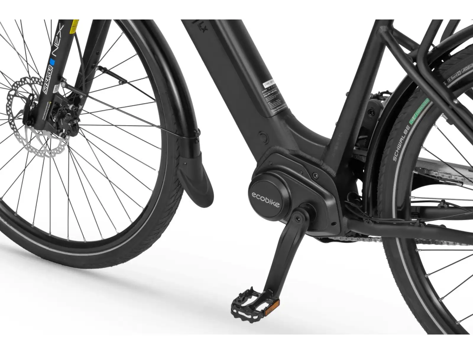 Ecobike LX městské elektrokolo 672 Wh Black