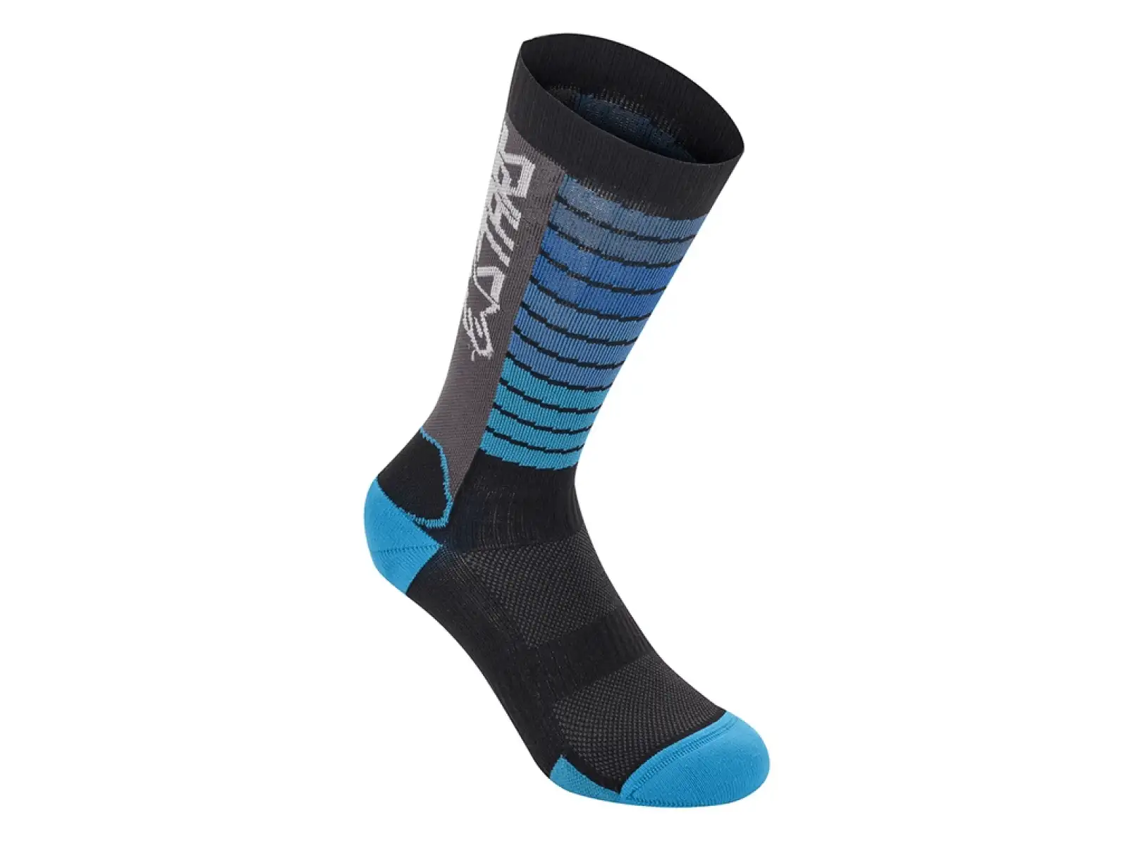 Alpinestars Drop 22 ponožky Black/Aqua