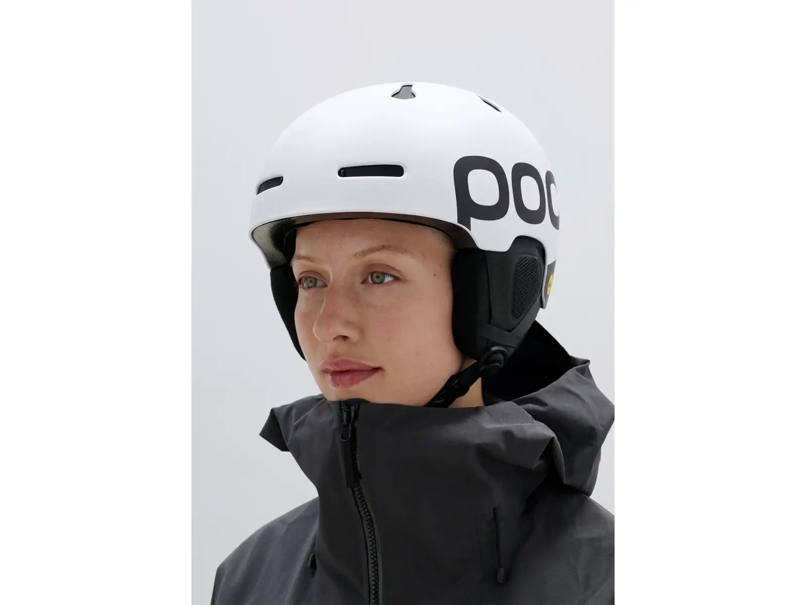 POC Auric Cut BC MIPS lyžařská přilba Hydrogen White Matt