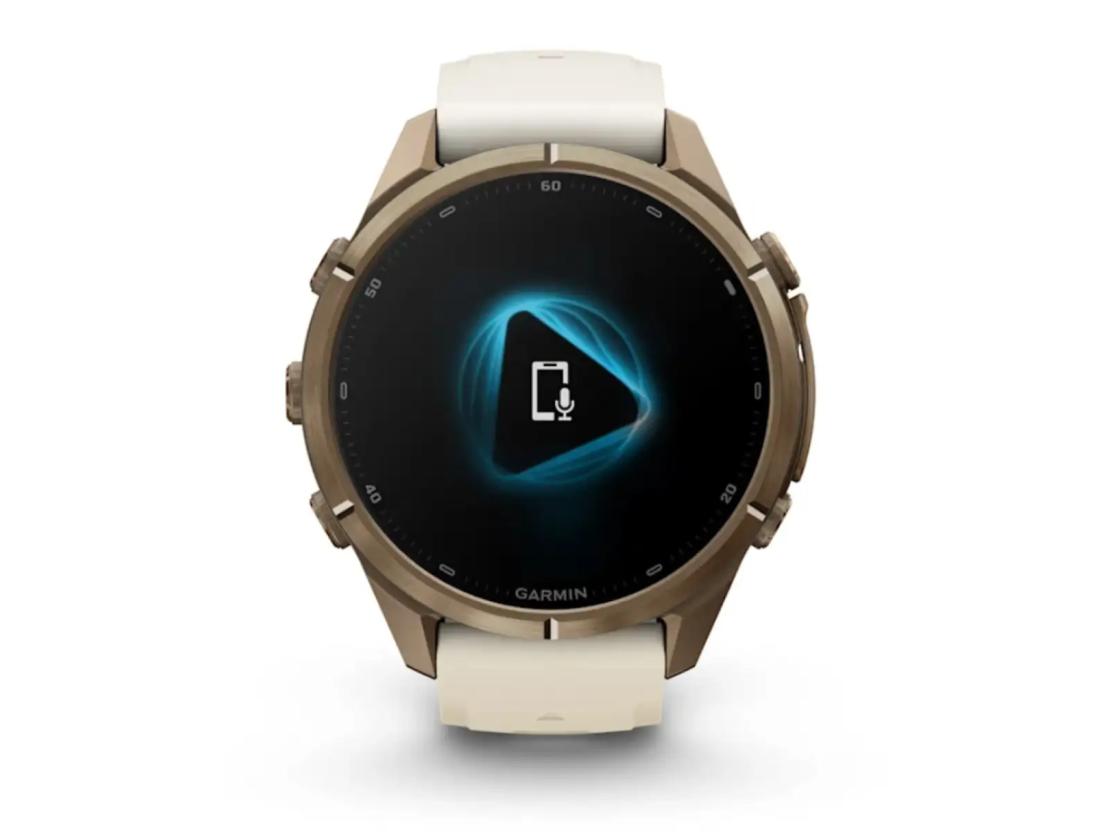 Garmin Fénix 9 Pro inReach 43 mm chytré hodinky Autumn Gold Titanium Cream/French Gray