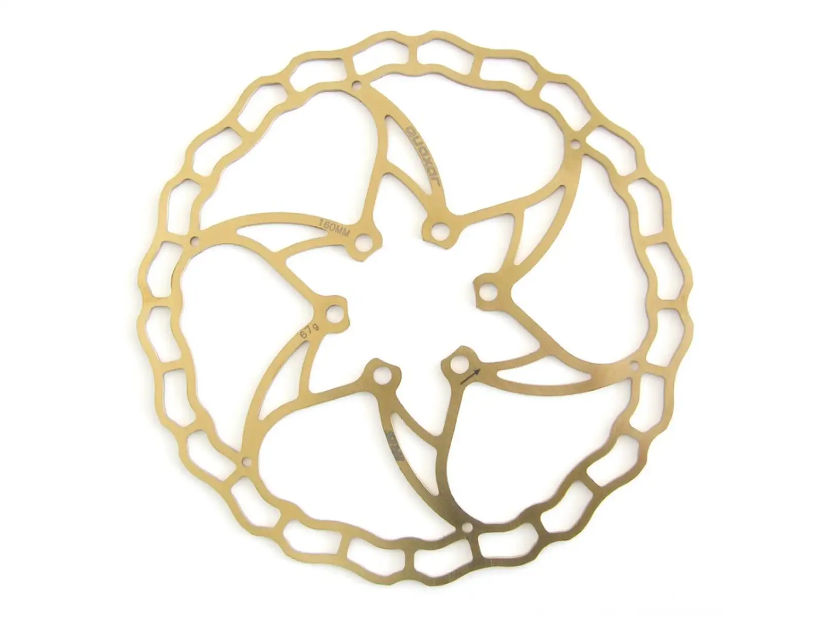 Quaxar Superlight IRIS Ti gold kotouč 160 mm