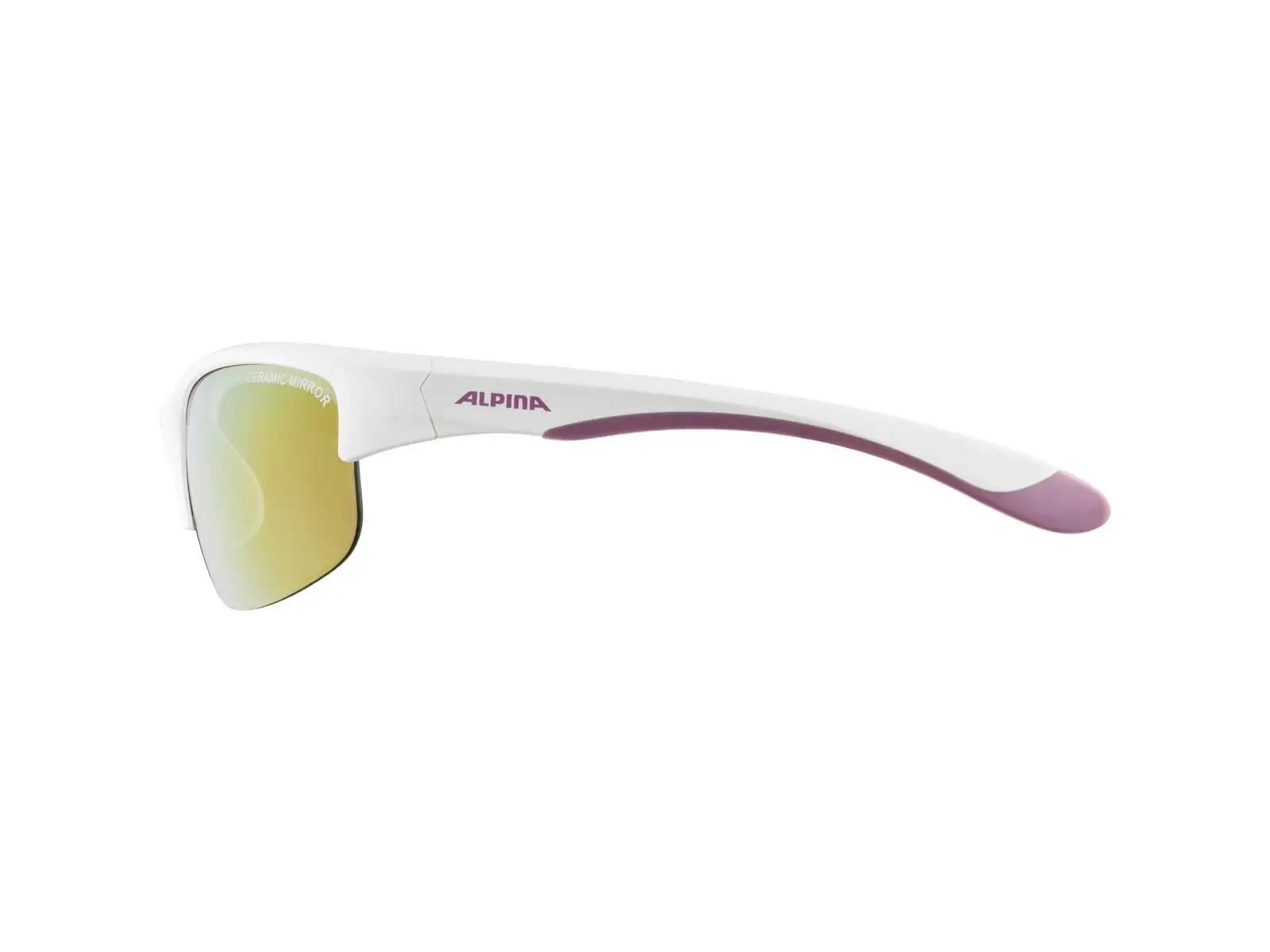 Alpina Flexxy Youth JR dětské brýle White-Purple Matt/Pink mirror