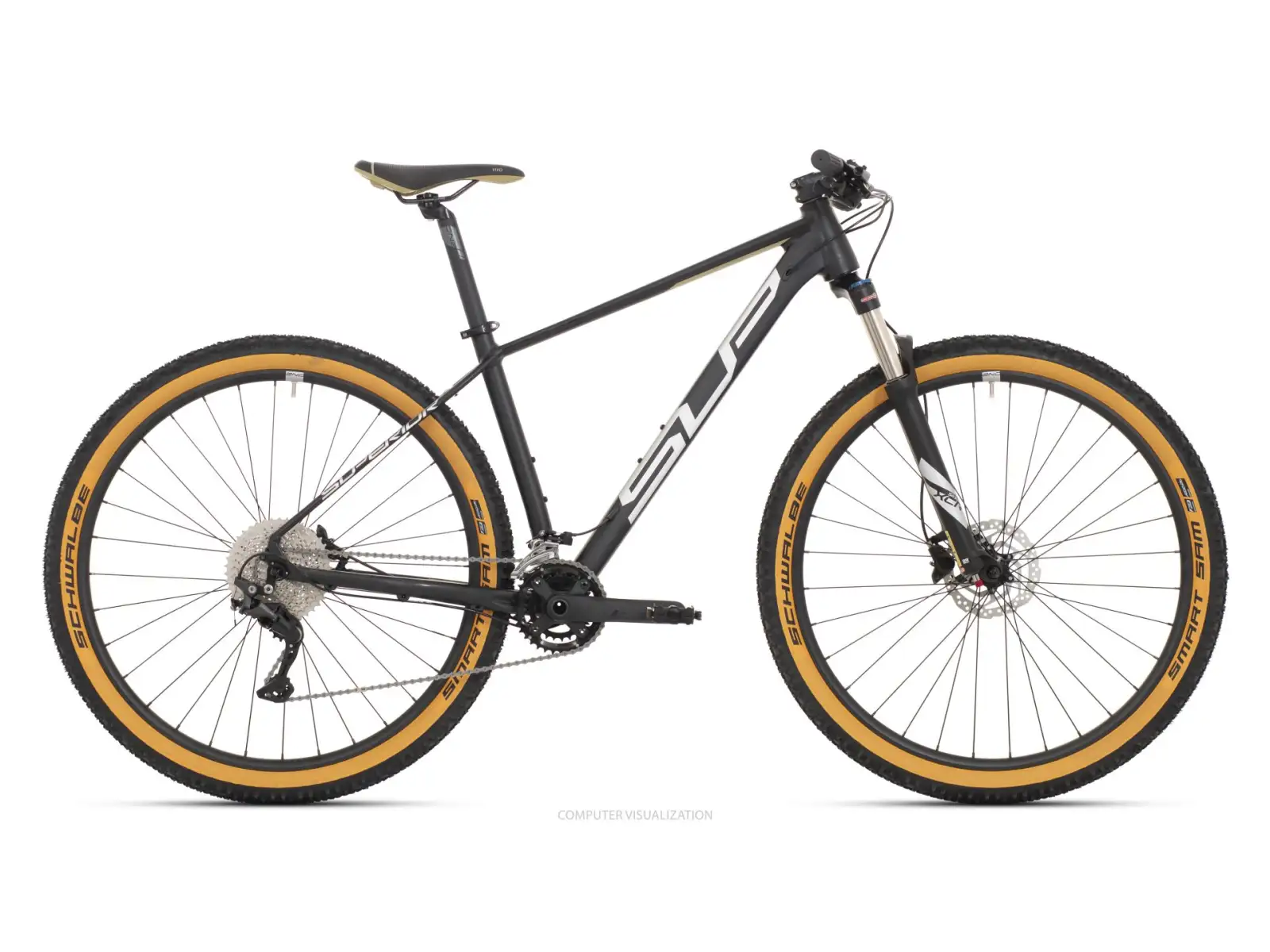 Superior XC 889 Matte Black/Silver/Olive horské kolo