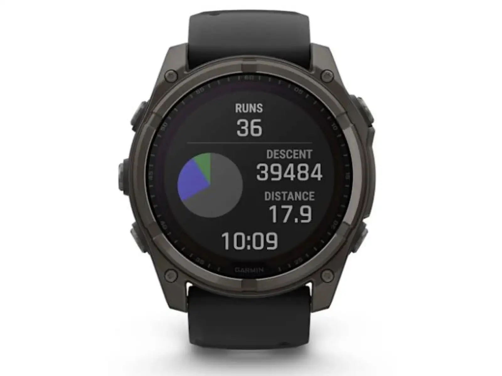 Garmin fenix 8 - 51 mm Solar Sapphire chytré hodinky Carbon DLC Titanium Black/Pebble Gray