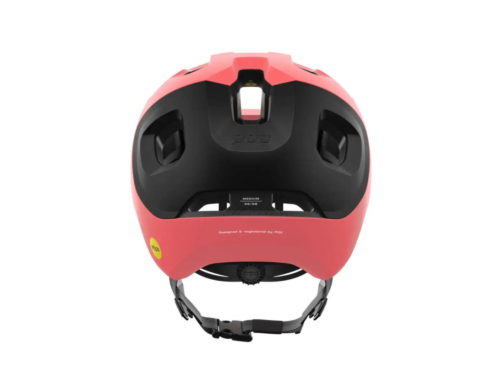POC Axion Race MIPS přilba Ammolite Coral/Uranium Black Matt
