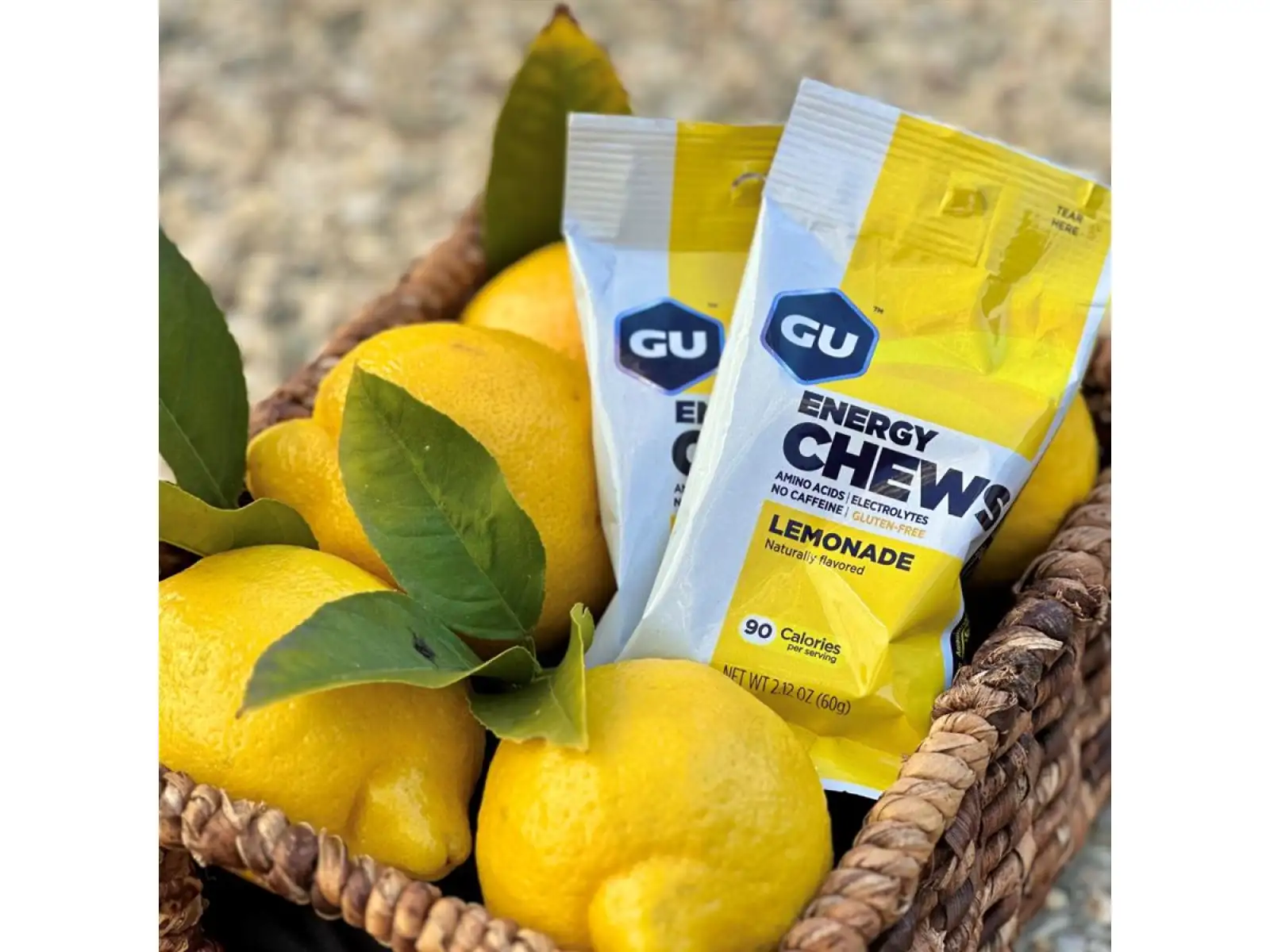 GU Energy Chews bonbóny Lemonade 60g