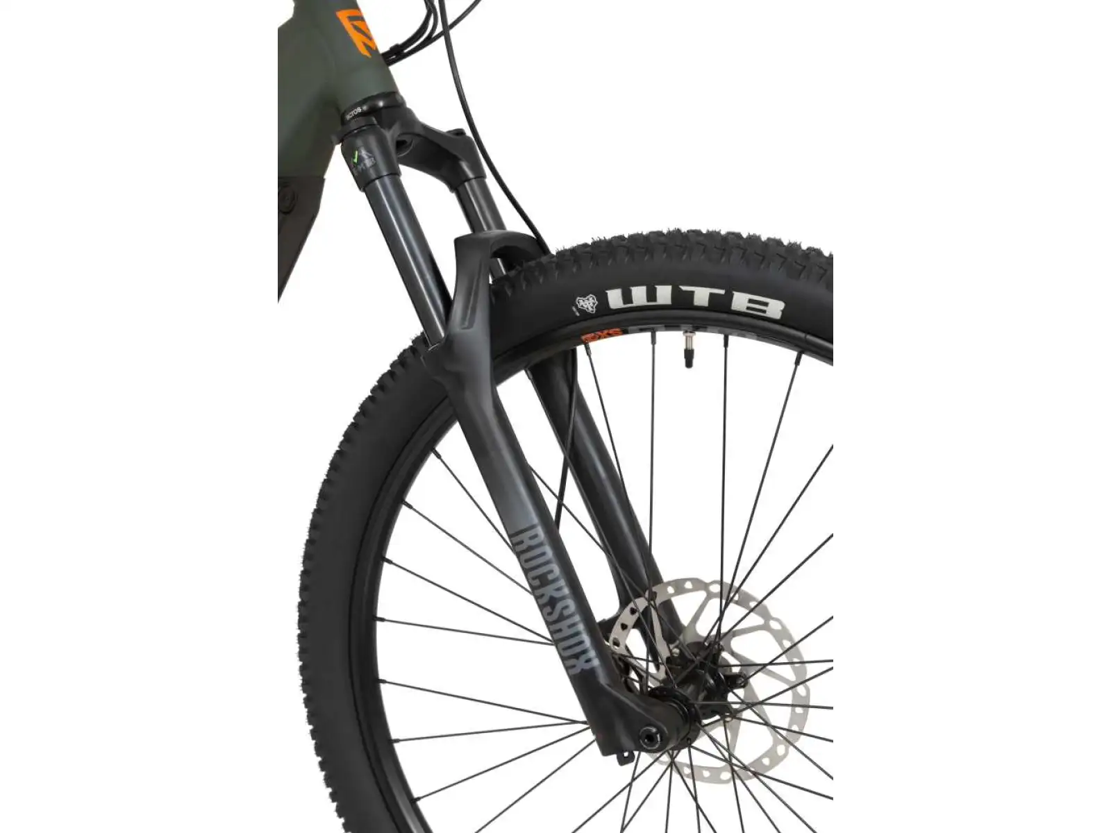 Rock Machine Blizz INT e60-29 horské elektrokolo Matte Khaki/Neon Orange/Black