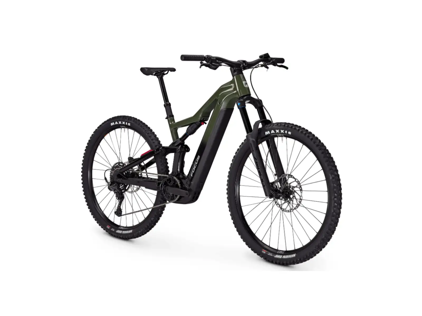 Focus Thron2 6.7 celoodpružené elektrokolo 600 Wh Urbangreen / Magicblack