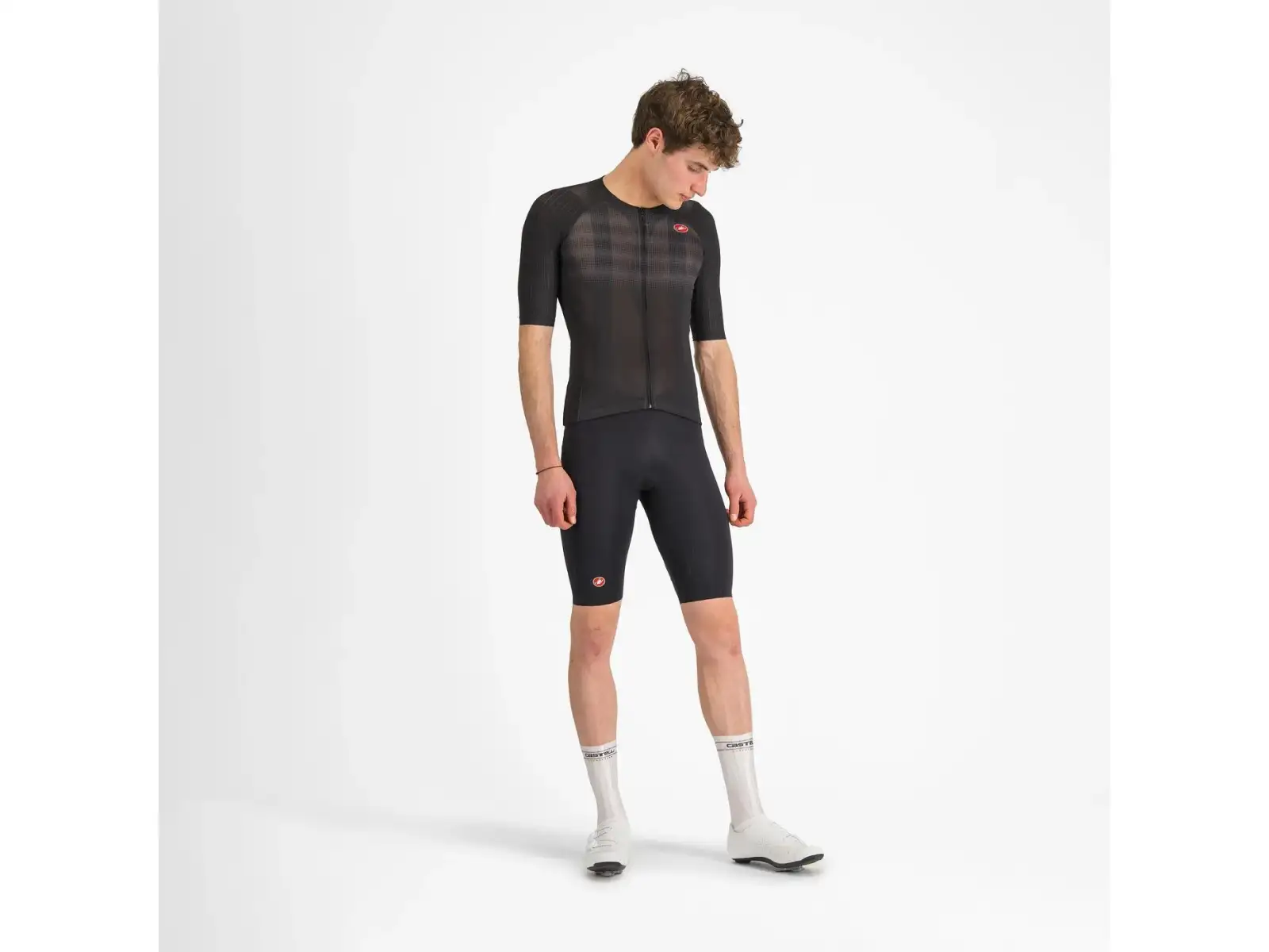 Castelli Aero Race 8S pánský dres krátký rukáv Black