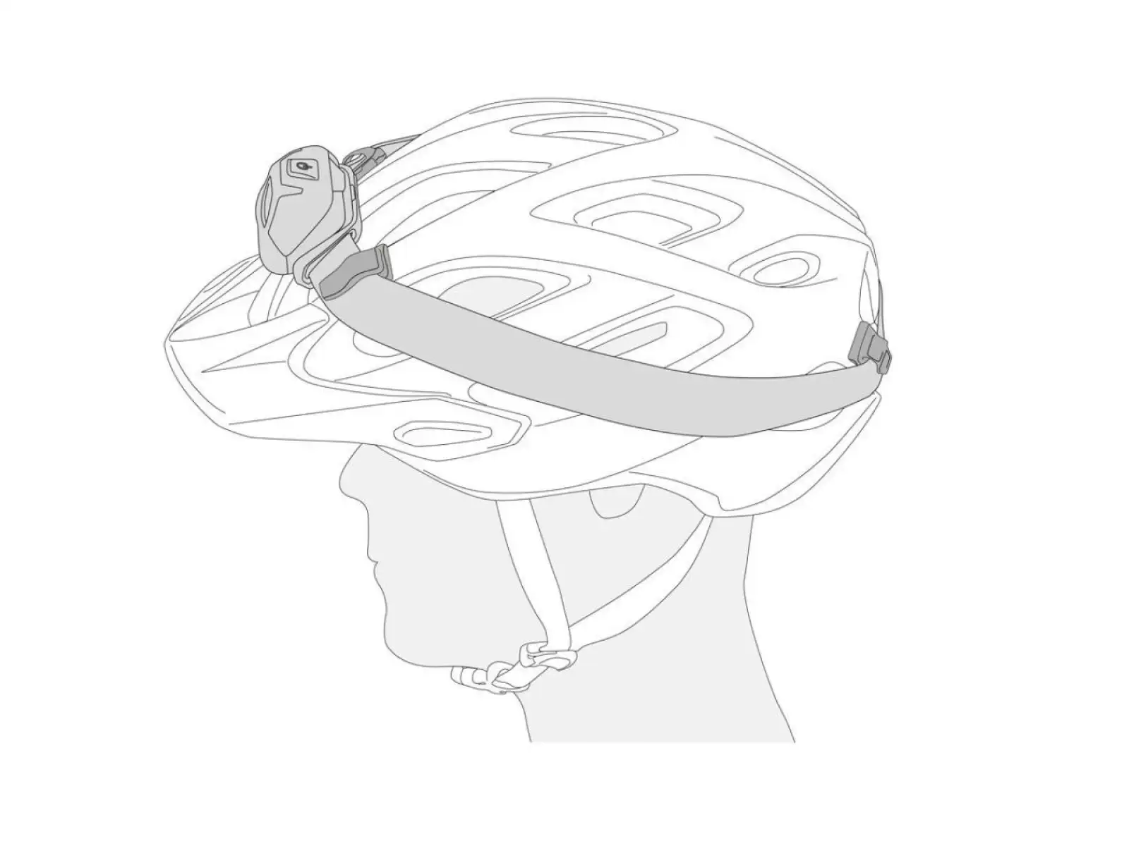 Petzl Uni Adapt nalepovací klipy pro čelovku