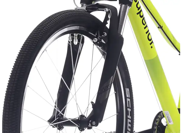 Superior RACER 24 dětské kolo Matte Radioactive Yellow