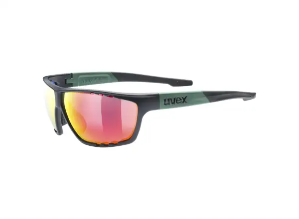 Uvex Sportstyle 706 brýle Black Moss Mat/Mirror Red
