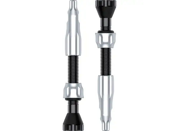 Lezyne CNC TLR Valve bezdušový ventilek 80 mm stříbrná