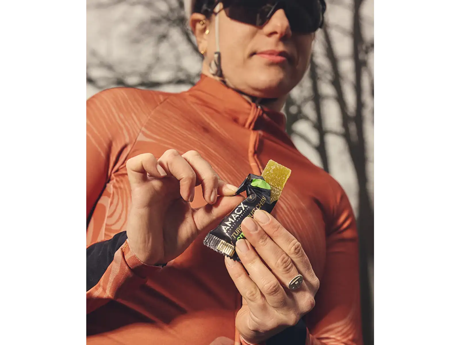 Amacx Turbo Fruit Chew energetická žvýkačka 50 g Citrus