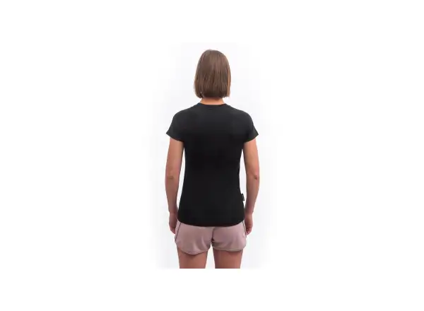 Sensor Merino Active No Logo dámské triko krátký rukáv černá