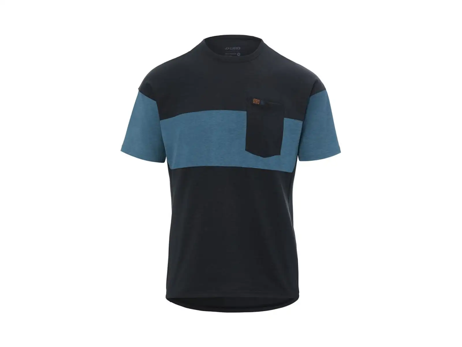 Giro Ride pánský dres krátký rukáv Black/Harbor Blue