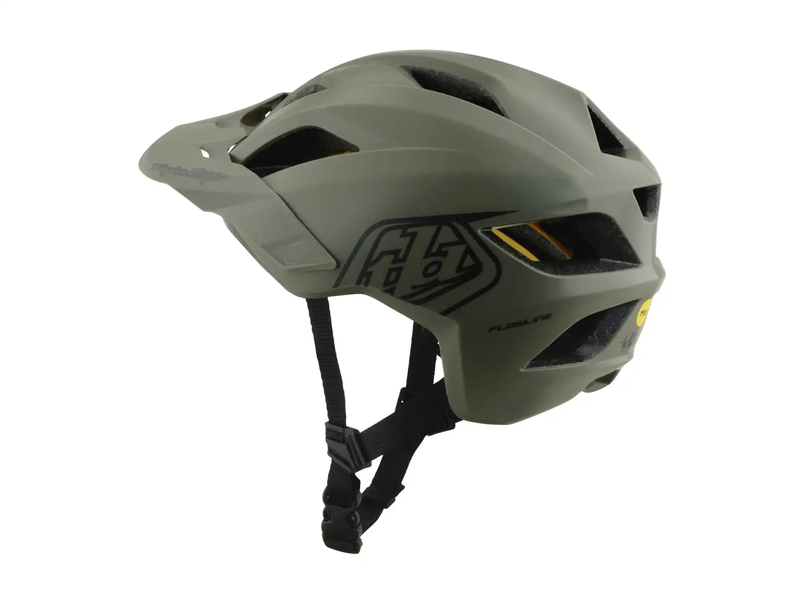 Troy Lee Designs Youth Flowline MIPS dětská přilba Point Army/Phantom