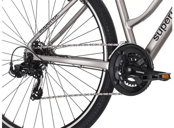 Superior Blox 6.0 MS trekingové kolo Gloss Dark Chrome