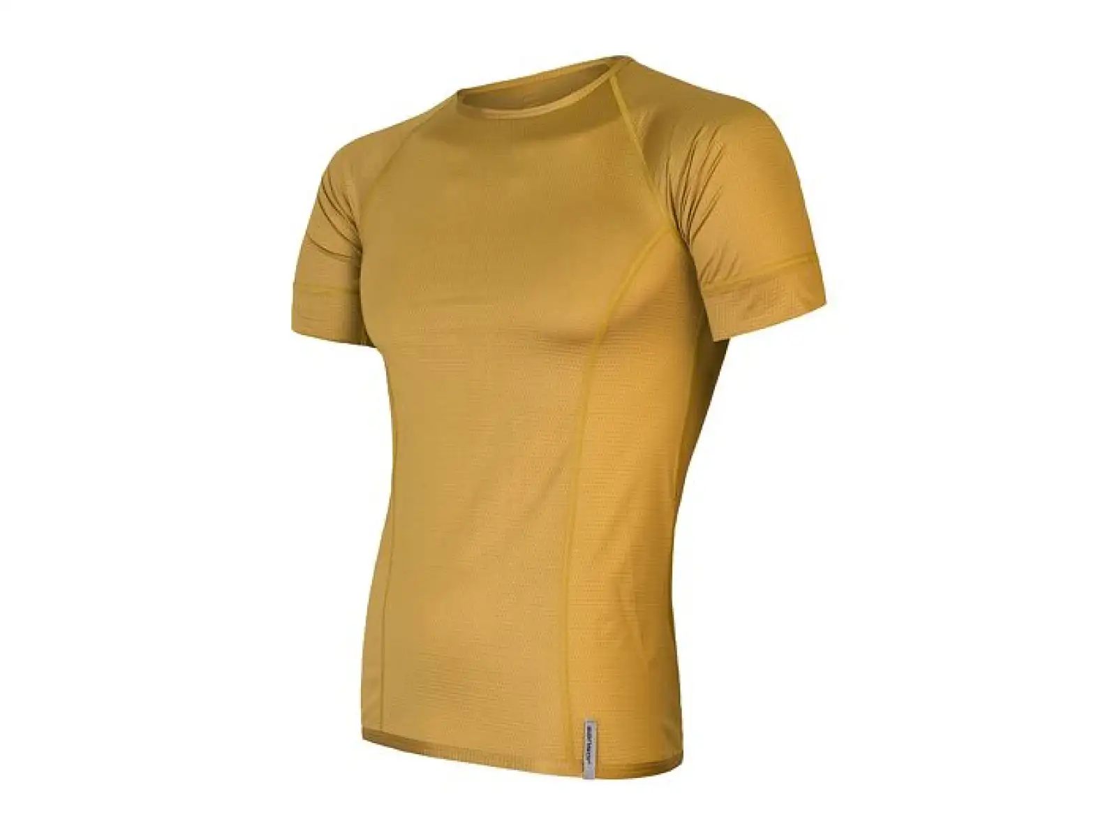 Sensor Coolmax Tech pánské triko krátký rukáv Mustard