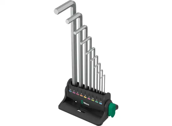 Wera 950/9 Hex-Plus 8 imbusové L-klíče chrom sada 9 ks se stojanem