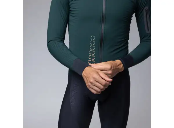 Alé R-EV1 Thermo Shield pánská zimní cyklistická bunda Bottle Green