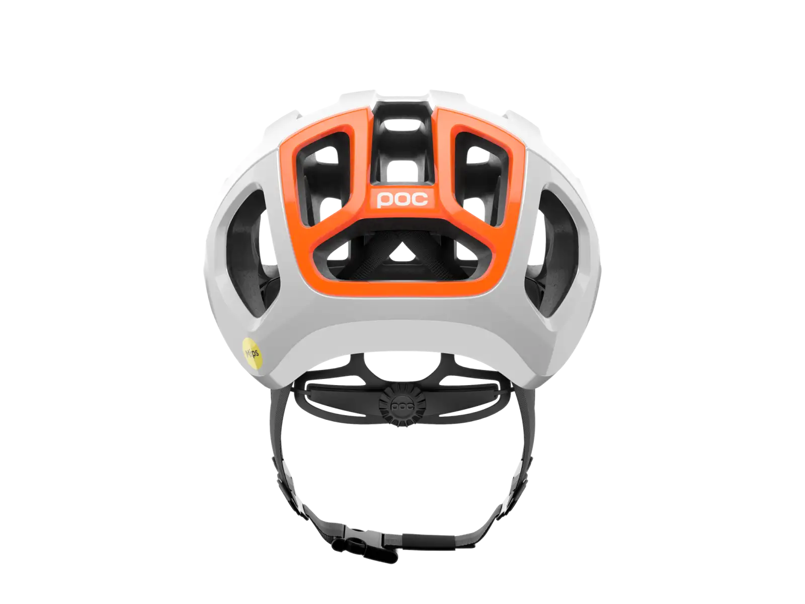 POC Ventral Air MIPS silniční přilba Hydrogen White/Fluorescent Orange